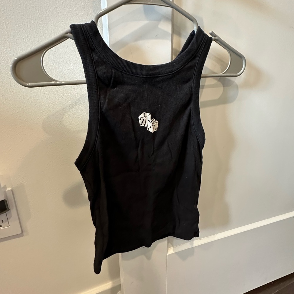 RVCA Dice Print Halter Top